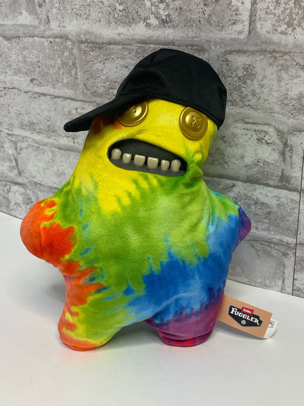 Fuggler Plush Fugg Life Sir Splodge A Lot Squidge Sasquoosh Teeth  Ugly Monster